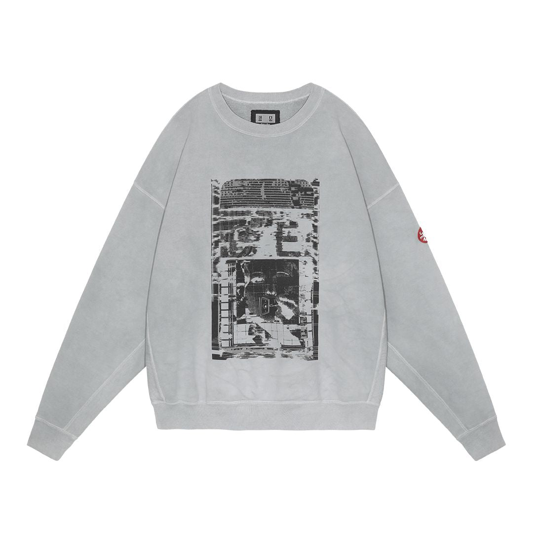 OVERDYE All Mod Coms CREW NECK 'Grey'