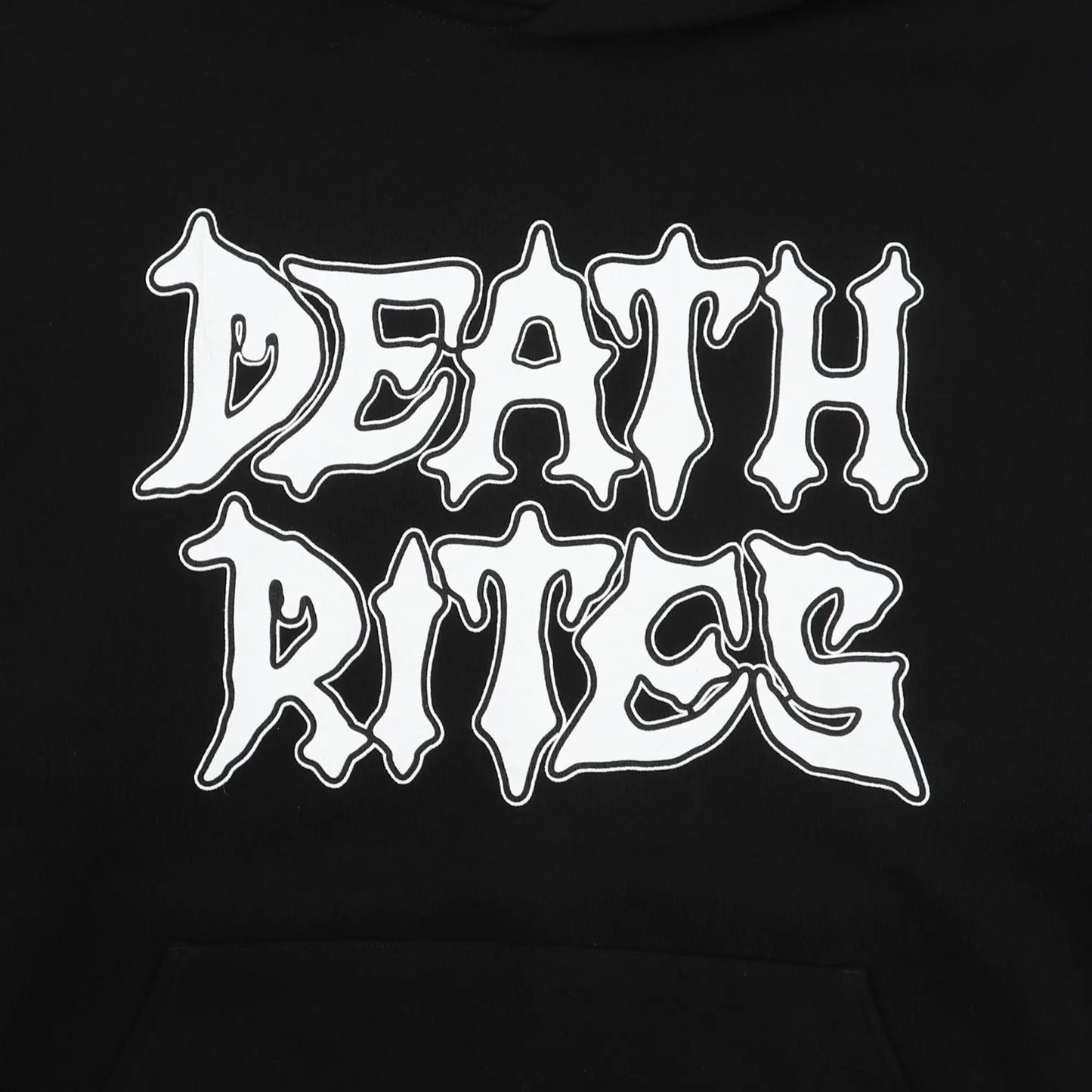 RADIATION SICKNESS HOODED SWEATSHIRT 'BLACK' - Antithesis Store