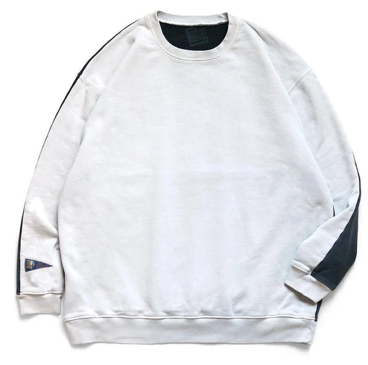KAPITAL SWT Knit 2Tones Remake BIG SWT (BONE) 'ECRxBlack'