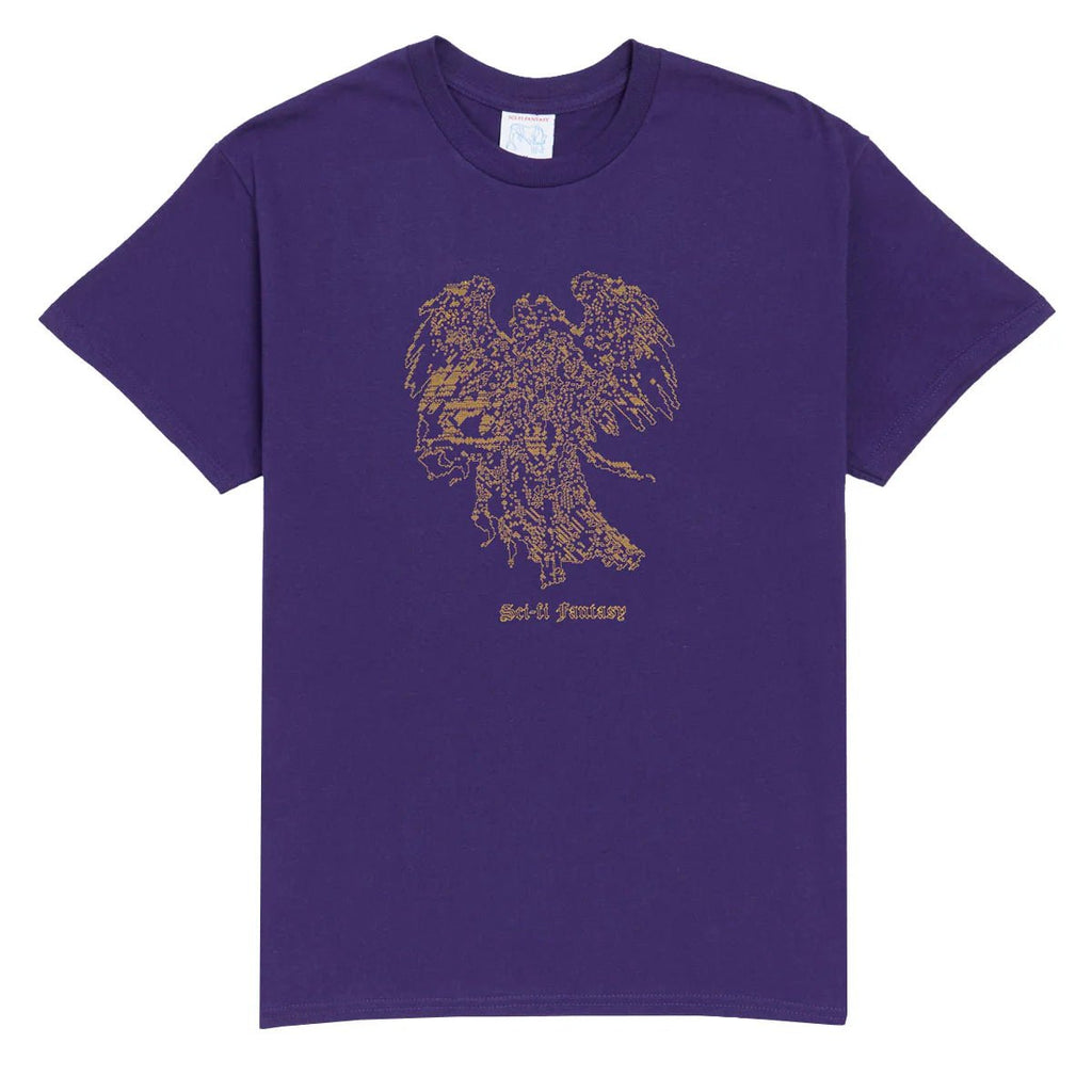 SCI-FI FANTASY ANGEL TEE 'PURPLE' - Antithesis Store
