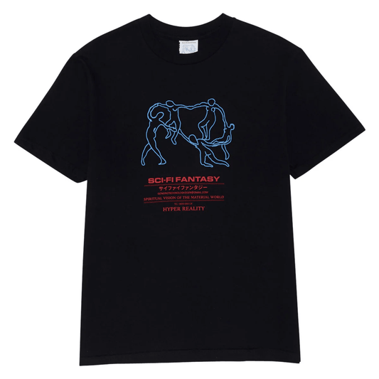 SCI-FI FANTASY DANCE-TEE-2 'BLACK' - Antithesis Store