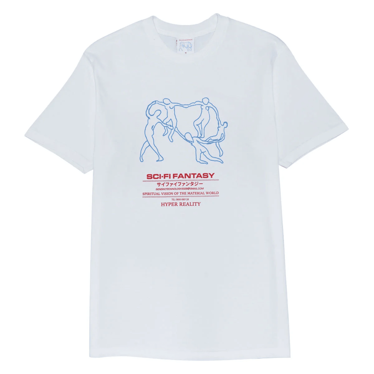 SCI-FI FANTASY DANCE-TEE- 2 'WHITE' - Antithesis Store