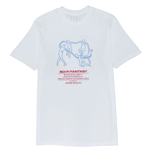 SCI-FI FANTASY DANCE-TEE- 2 'WHITE' - Antithesis Store
