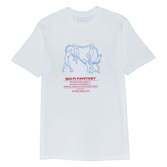 SCI-FI FANTASY DANCE-TEE- 2 'WHITE' - Antithesis Store
