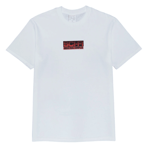SCI-FI FANTASY INDUSTRIAL COMPLEX TEE 'WHITE' - Antithesis Store