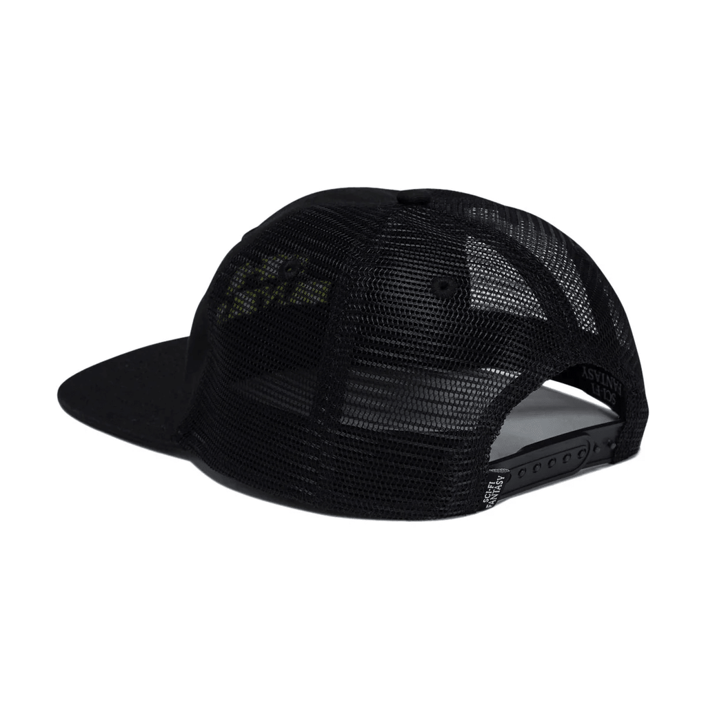 SCI-FI FANTASY LOGO MESH HAT 'BLACK' - Antithesis Store