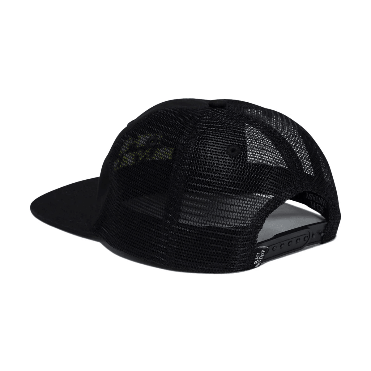 SCI-FI FANTASY LOGO MESH HAT 'BLACK' - Antithesis Store