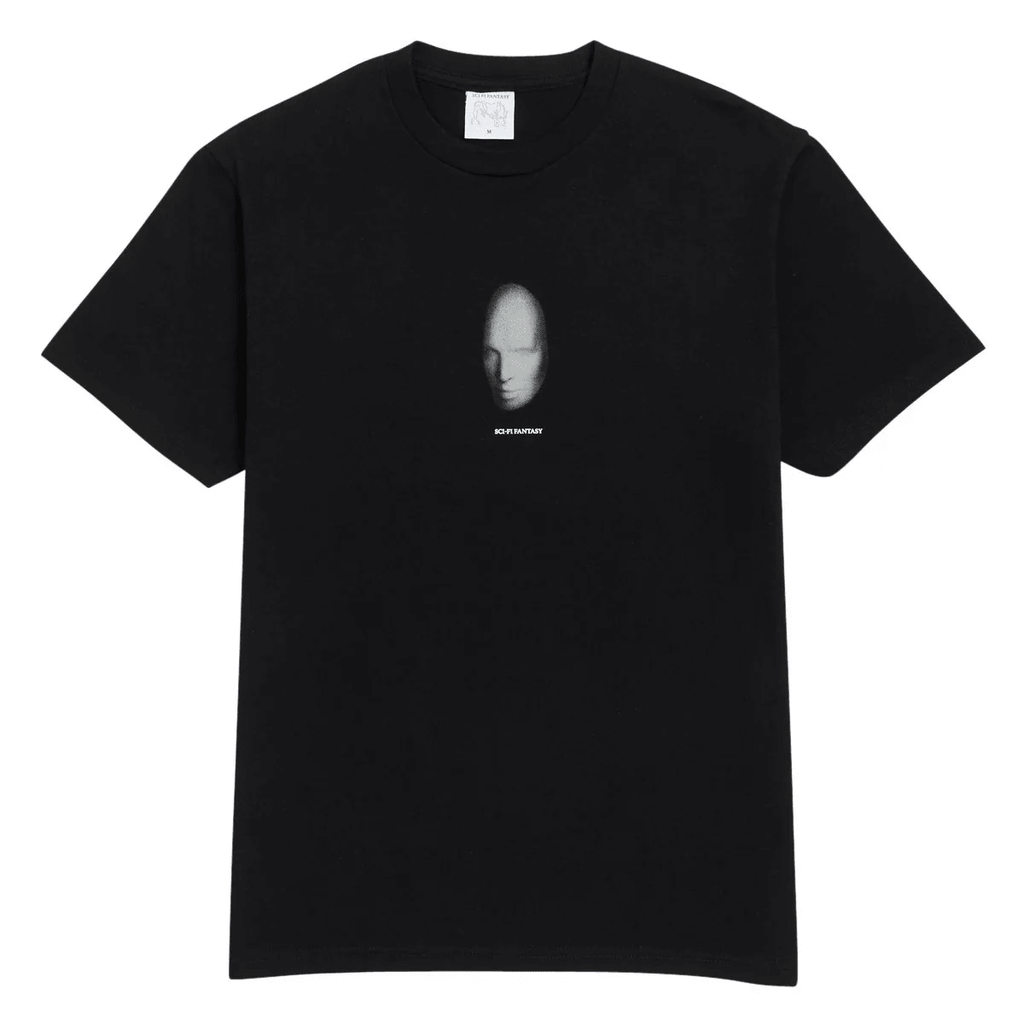 SCI-FI FANTASY MASK TEE 'BLACK' - Antithesis Store