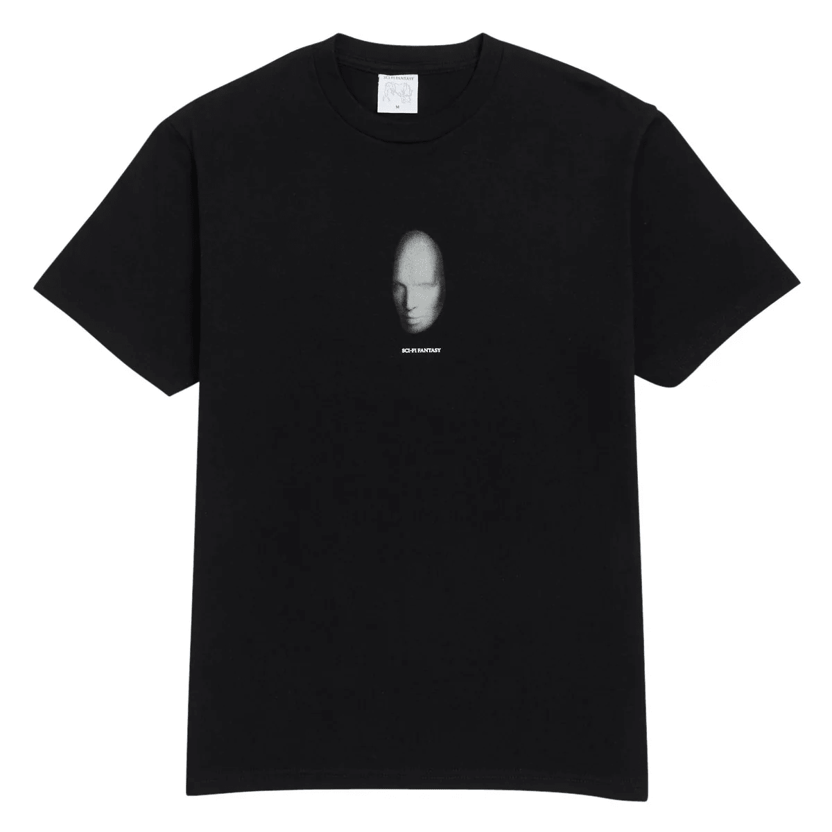SCI-FI FANTASY MASK TEE 'BLACK' - Antithesis Store