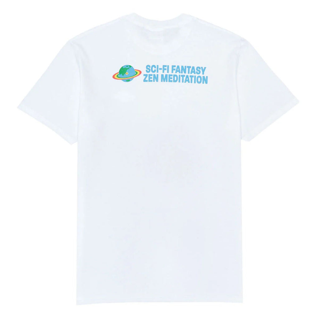 SCI-FI FANTASY ZEN MEDITATION TEE 'WHITE' - Antithesis Store