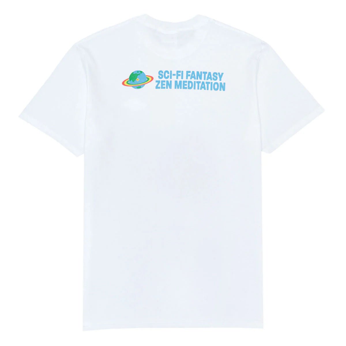 SCI-FI FANTASY ZEN MEDITATION TEE 'WHITE' - Antithesis Store