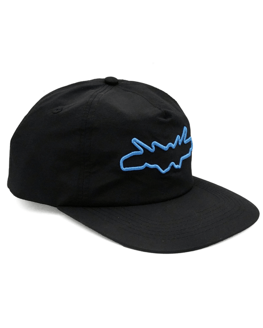 Soft Outline Hat 'Black/Blue' - Antithesis Store