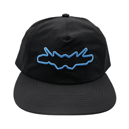 Soft Outline Hat 'Black/Blue' - Antithesis Store