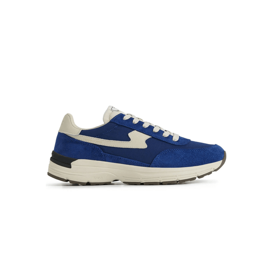 STEPNEY WORKERS CLUB Osier S-Strike Suede Mix Sneakers 'Blue' - Antithesis Store