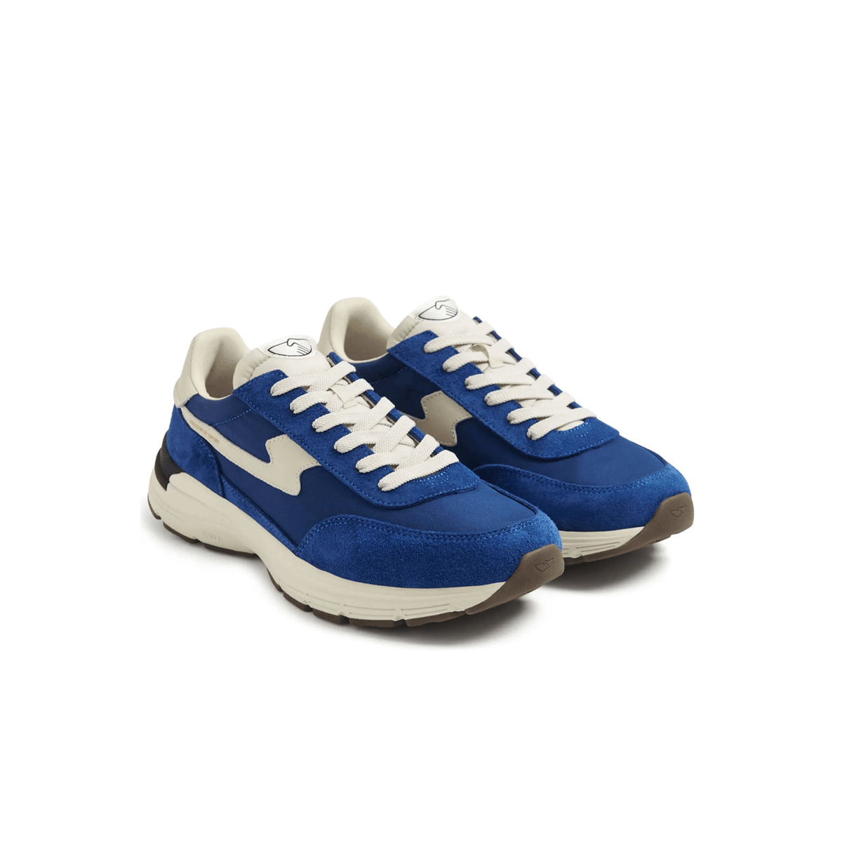 STEPNEY WORKERS CLUB Osier S-Strike Suede Mix Sneakers 'Blue' - Antithesis Store