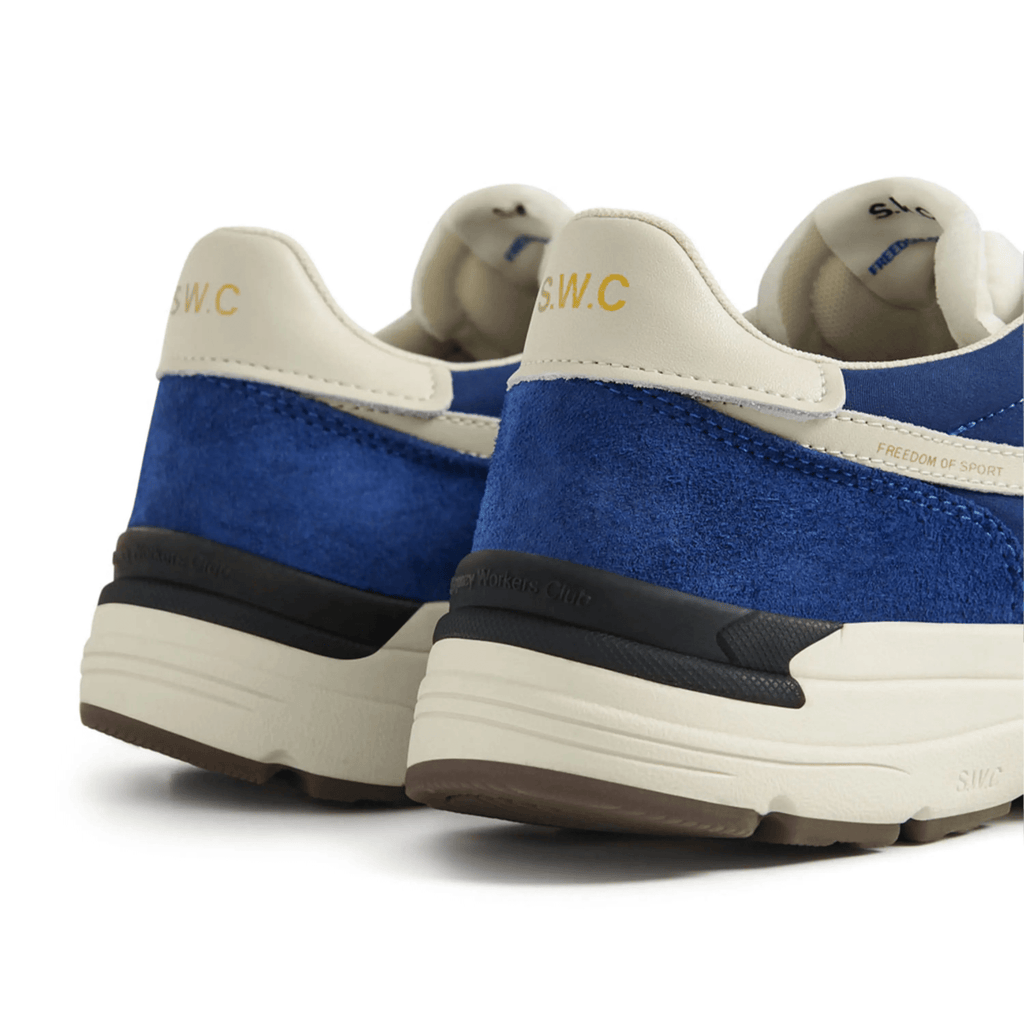 STEPNEY WORKERS CLUB Osier S-Strike Suede Mix Sneakers 'Blue' - Antithesis Store