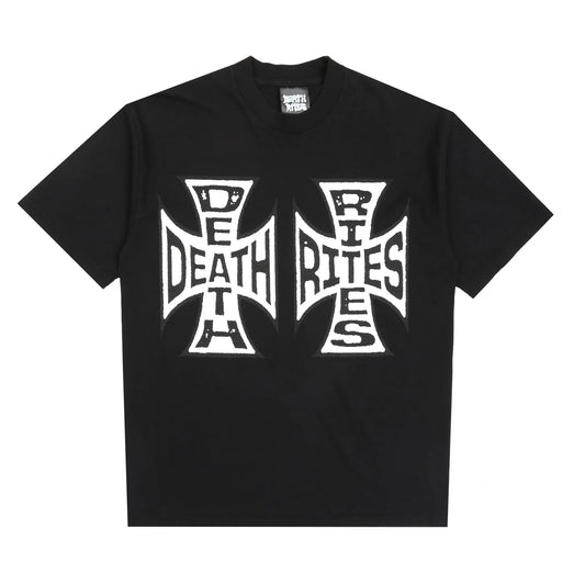 DEATH RITES CROSSES SS T-SHIRT 'BLACK'