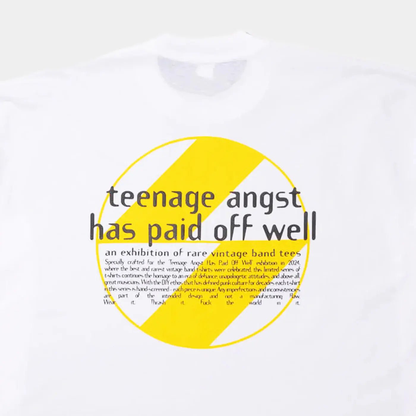 THE SALVAGES x 'TEENAGE ANGST' HONEY OS T - SHIRT 'White' - Antithesis Store