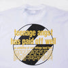 THE SALVAGES x 'TEENAGE ANGST' KISS OS T - SHIRT 'White' - Antithesis Store