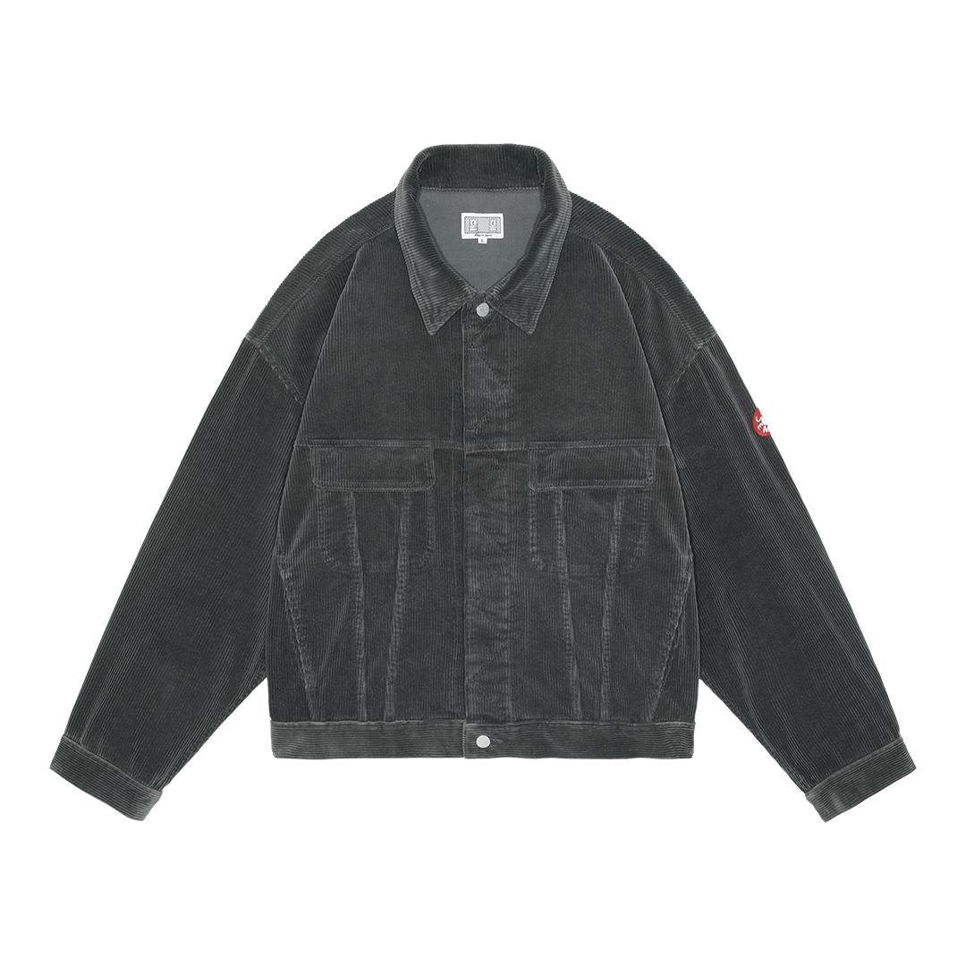 CAV EMPT 8W CORD TRUCKER JACKET 'GREY'