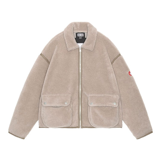 COLLARED BOA ZIP UP 'Khaki'